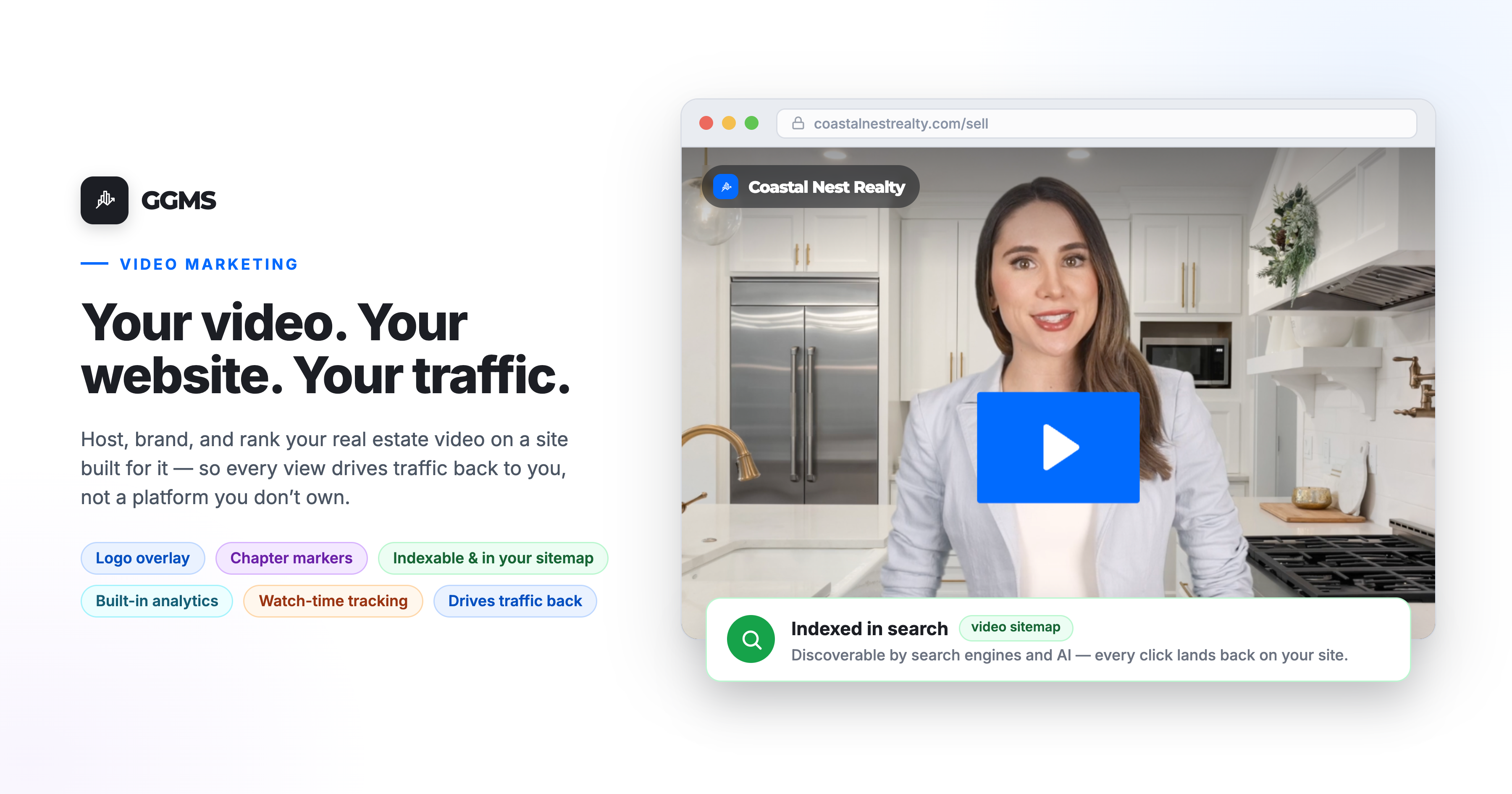 Real Estate Video Marketing Built Into Your Website